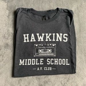 Stranger Things Hawkins AV Club TShirt